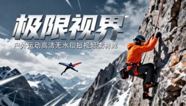 户外极限运动高清无水印短视频素材