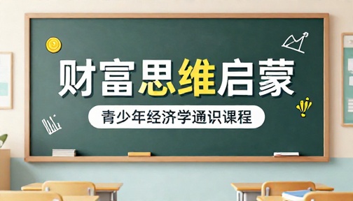 青少年经济学通识启蒙培养财富思维少年经济课程