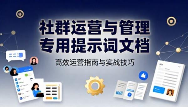 社群运营与管理专用提示词文档