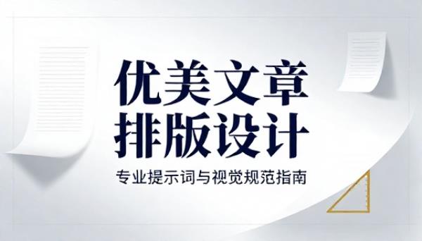 优美文章排版设计专用提示词