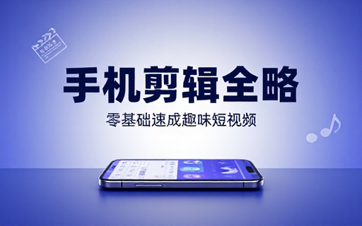 手机剪辑软件全套教程快速上手制作剪辑趣味短视频