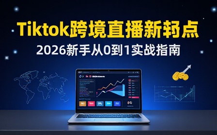 2026TikTok从0到1直播课：新手跨境指南
