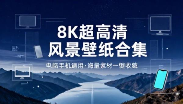 8K 超高清风景电脑手机壁纸图片素材合集