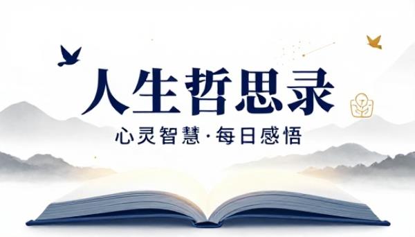 人生哲理心灵智慧感悟短视频文案