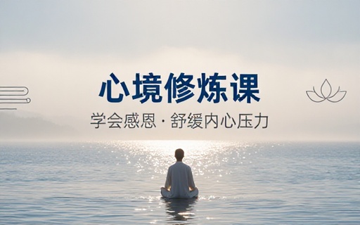心灵修养心态修炼课程调整心境学会感恩舒缓内心压力