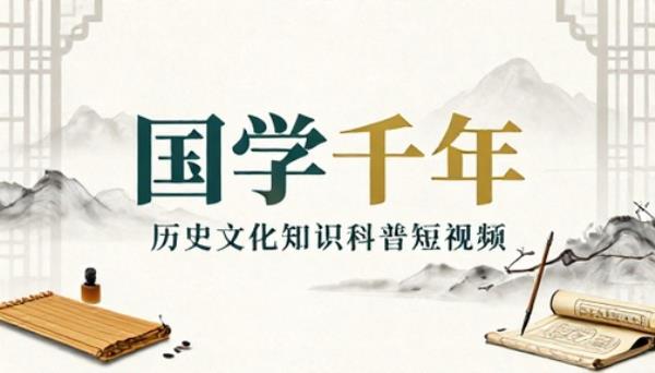 国学历史文化知识科普短视频文案