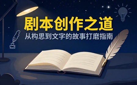 剧本文案创作编写教程学习构思故事打磨文字表达内容