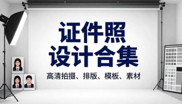 证件照拍摄排版高清图片模板设计素材合集
