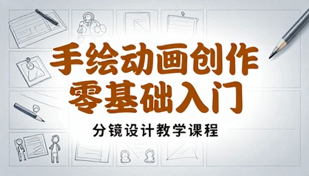 手绘动画创作零基础入门与分镜设计教学课程