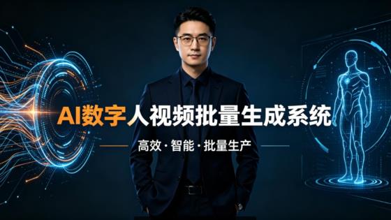 AI数字人视频批量生成系统