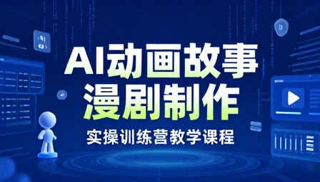 AI 动画故事漫剧制作实操训练营教学课程