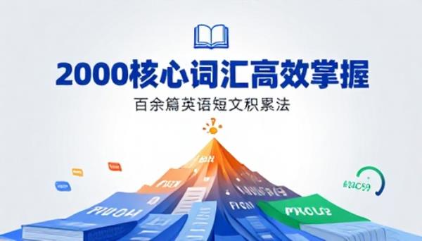 百余篇英语短文积累词汇高效掌握两千核心单词资料