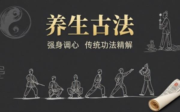 传统强身养生功法书籍学习古法锻炼调养身心改善身体状态