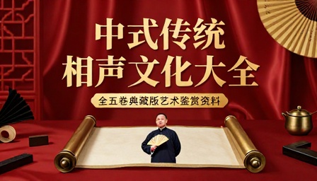 中式传统相声文化大全全五卷典藏版艺术鉴赏资料