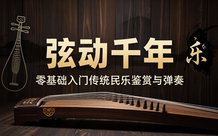 传统民乐基础鉴赏演奏课程感受国乐魅力学习基础弹奏