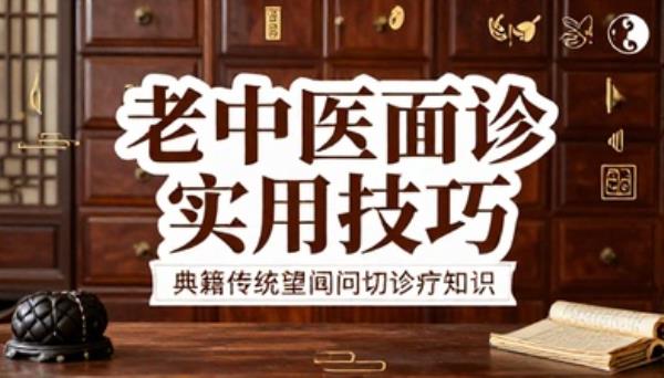 老中医面诊实用技巧 PDF 典籍传统望闻问切诊疗知识