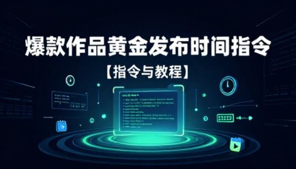 爆款作品黄金发布时间指令【指令与教程】