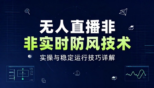 无人直播非实时防风技术实操与稳定运行技巧