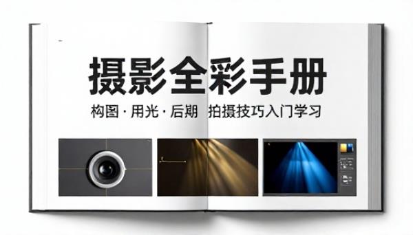全新摄影全彩手册构图用光后期拍摄技巧入门学习书籍