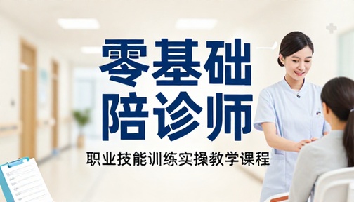 零基础陪诊师职业技能训练实操教学课程