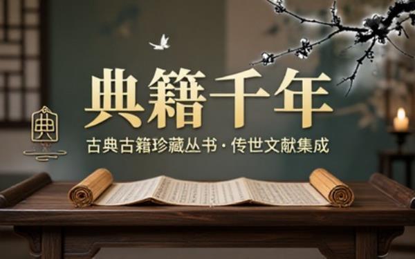古典古籍全套珍藏丛书收录各类古籍文献传承千年文化典籍