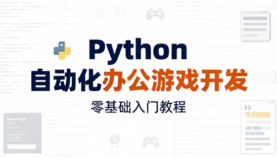 Python 自动化办公游戏开发零基础入门教程