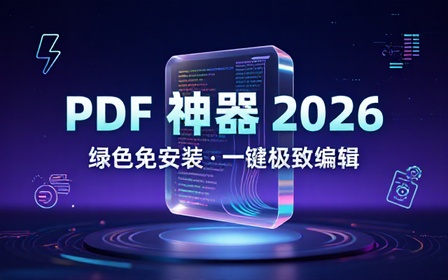 免激活！Adobe DC 2026最新绿色免安装版本，一键使用，PDF编辑最强工具神器，PDF处理神器