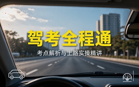 机动车驾驶全套学习教程掌握学车考点与上路实操技巧