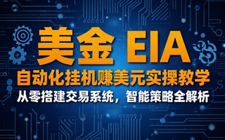 美金 EA 自动化挂机赚美元实操教学课程