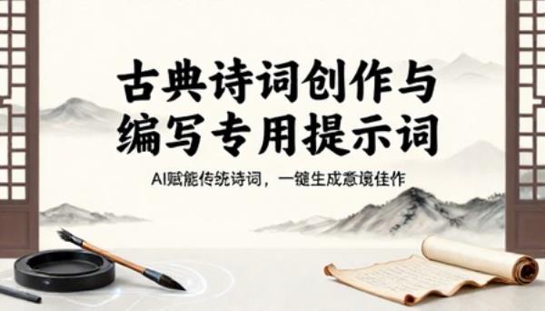 古典诗词创作与编写专用提示词