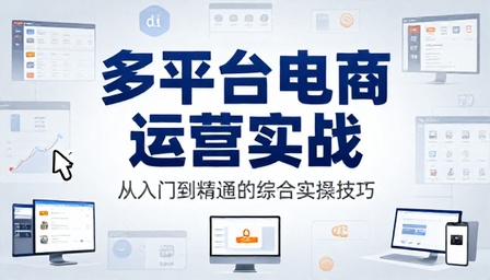 多平台电商实操运营技巧综合教学课程