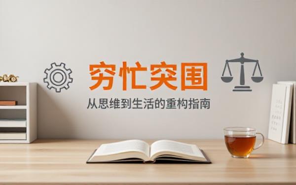 忙碌贫穷困境解析书籍剖析现状根源调整生活与消费思维模式