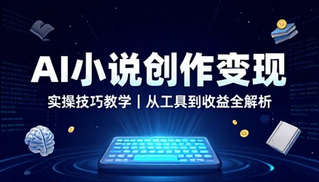 AI 工具辅助小说创作变现实操技巧教学
