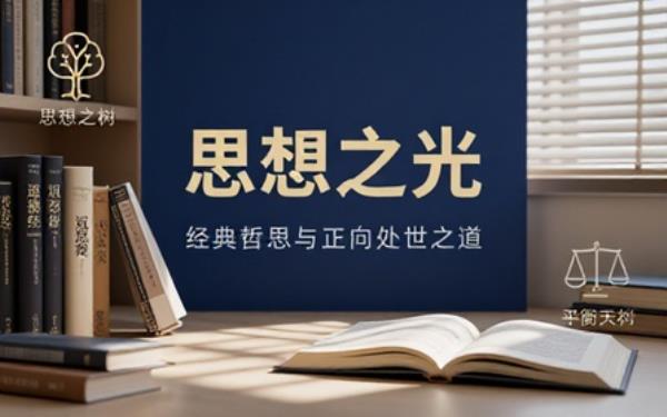 人生哲学思想研读书籍感悟处世道理树立正向个人思想观念