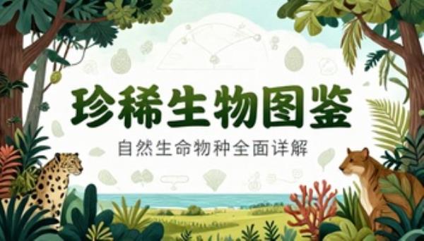 各类珍稀生物科普合集自然生命物种全面详解图鉴书籍