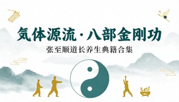 张至顺道长著作合集八部金刚功炁体源流养生典籍