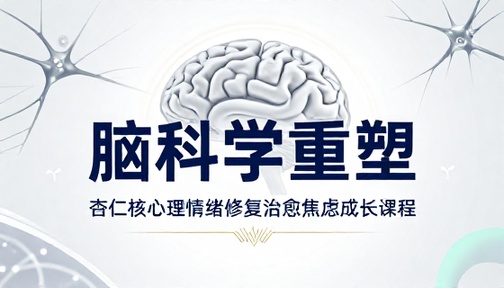 脑科学重塑杏仁核心理情绪修复治愈焦虑成长课程
