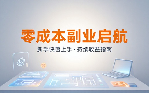 0成本副业项目，新手可快速上手持续收益