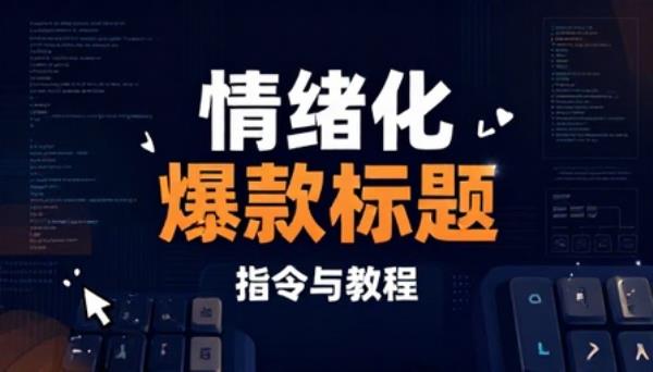 情绪化爆款标题【指令与教程】