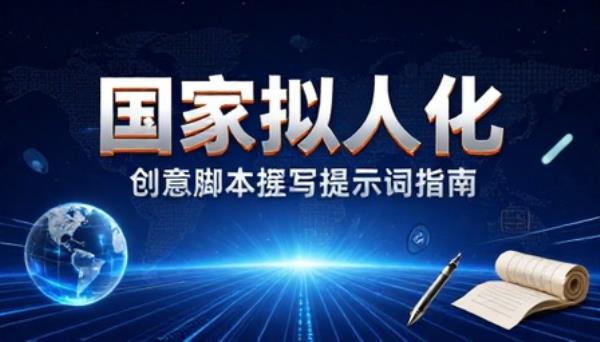 国家拟人化创意脚本撰写提示词