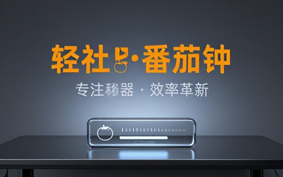 基于番茄工作法原理开发的Windows桌面应用，轻松提高工作效率，保持专注，免费无广告 轻社番茄钟