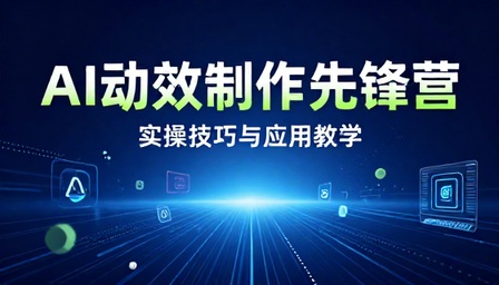 AI 动效制作先锋营实操技巧与应用教学