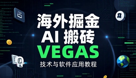 海外掘金 AI 搬砖 VEGAS 技术与软件应用教程