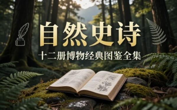 世界自然文学经典博物图鉴全套 12 册