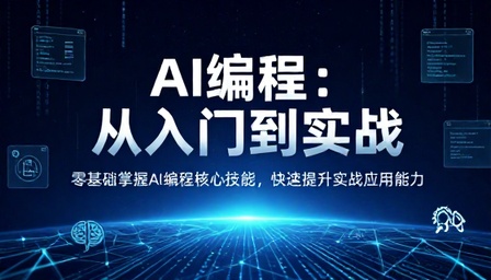 AI 编程基础入门到实战应用技能提升教学课程