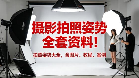 摄影拍照姿势全套资料！拍照姿势大全，含图片、教程、案例