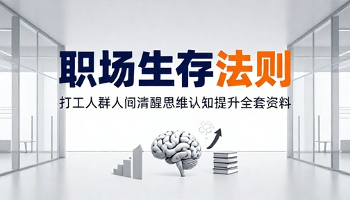 打工人群职场生存人间清醒思维认知提升全套资料