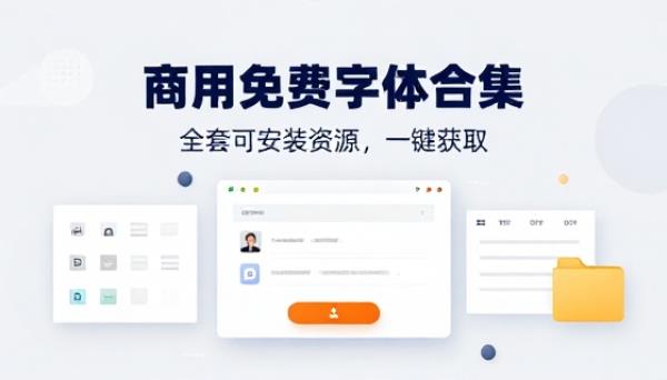 商用免费可安装字体包全套资源合集