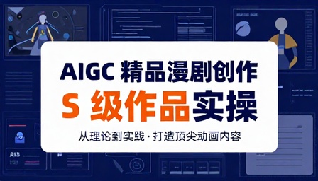 AIGC 精品漫剧创作 S 级作品制作实操
