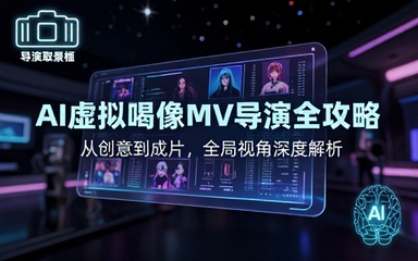 AI虚拟偶像MV制作：导演视角把控全局全精通